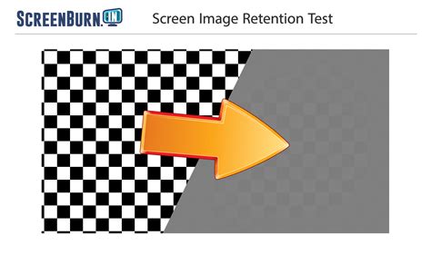 Screen Image Retention Test Screen Burn In