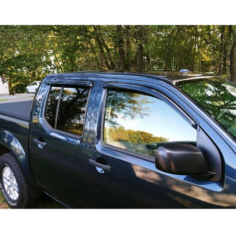 Puermto Sunproof Waterproof Side Window Wind Deflector Pcs