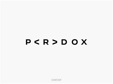 Paradox Logo by Aleksandar Coric on Dribbble