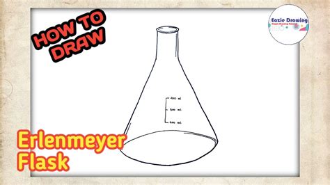 How To Draw Erlenmeyer Flask YouTube