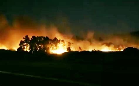 Vasto Incendio Nel Nuorese Chiusa La Statale Ilfogliettone