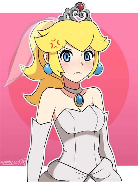 Pouting Peach By Sarukaiwolf Super Mario Odyssey Know Your Meme