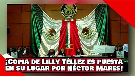 Vean Copia De Lilly T Llez Es Puesta En Su Lugar Por H Ctor Mares