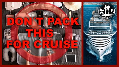 What You Should Not Pack For Your Cruise ️ Prohibited On Cruise ️