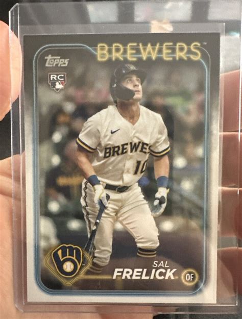 Topps Sal Frelick Rookie Rc Brewers Baseball Card Ebay