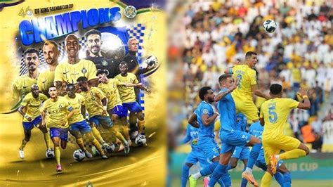 Cristiano Ronaldo Bawa Al Nassr Juara Piala Champions Klub Arab Cetak