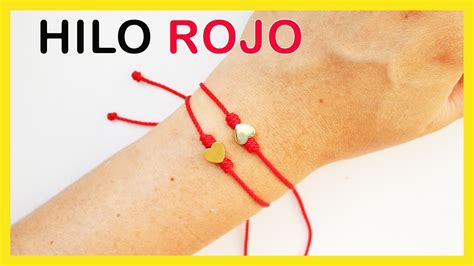 Pulsera Hilo Rojo De La Proteccion Youtube