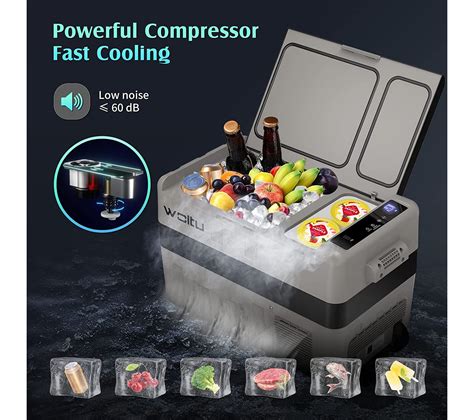 Glacière Électrique glacière À Compression mini Frigo Portable 40 L