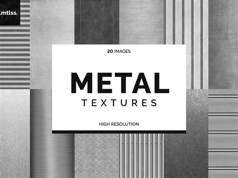 20 Metal Textures by Valentin on Dribbble