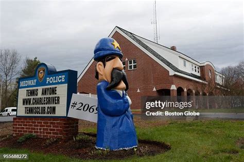 The Police Station In Medway Mass On April 29 2018 News Photo