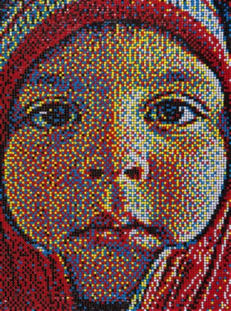 Eric Daigh Push Pin Art Portrait Art Art