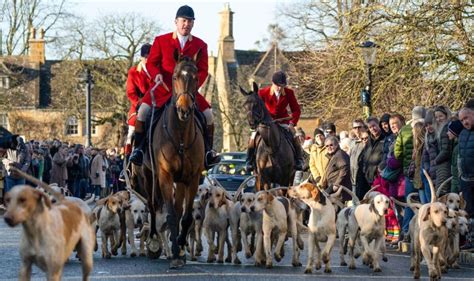 Boxing Day Hunts See Return Of Protests Against The Barbaric And