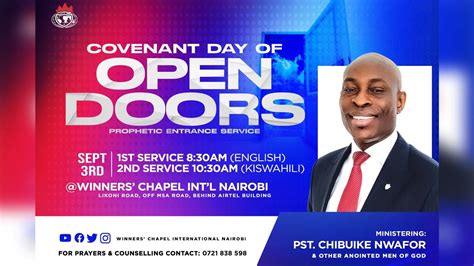 2ND SERVICE COVENANT DAY OF OPEN DOORS SEPTEMBER 3RD 2023 YouTube