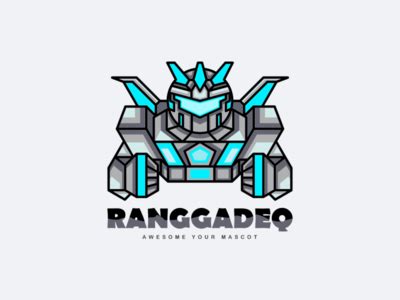 Robo Logo Mascot by Awoga Ranger on Dribbble