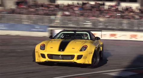 Ferrari Formula Drift Car With Twin Supercharged V Sounds