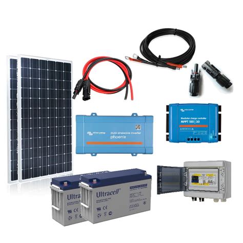 Kit Solaire Autonome 600Wc Victron Energy Convertisseur 230V 800VA