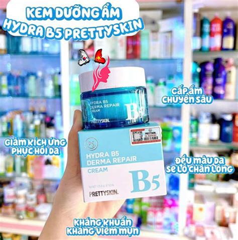 Kem dưỡng Trắng Pretty Skin Hydra B5 Derma Repair Cream 52ml