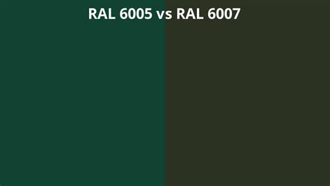 Ral 6005 Vs 6007 Ral Colour Chart Uk