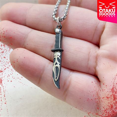 Fanmade Scream Inspired Ghostface Knife In Necklace Handmade Etsy