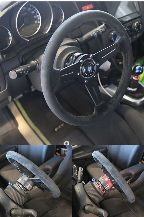 Kyostar Universal Racing Real Carbon Fiber Car Steering Wheels Quick