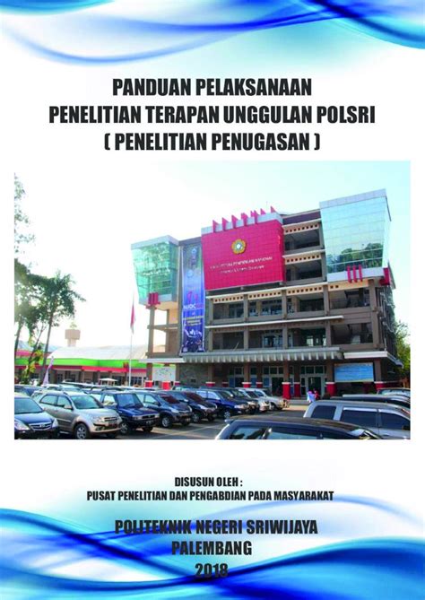 Pdf Panduan Pelaksanaan Penelitian Terapan Unggulan Polsri