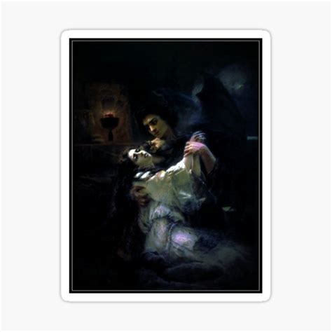 Tamara And Demon Konstantin Makovsky Sticker For Sale By Moyset