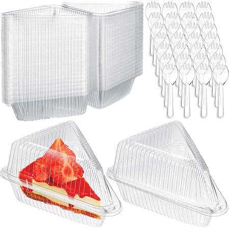 Amazon Stock Your Home Cake Slice Container 50 Pack 1