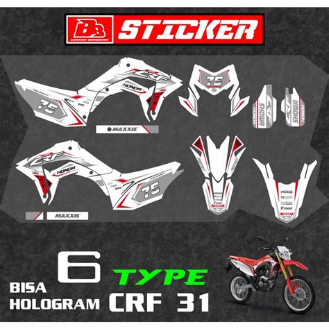 Jual Sticker Premium Setiker Decal Crf L Minimalis Fullbody Dekal