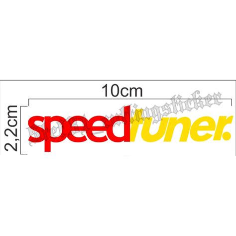 Jual Stiker Cutting Logo Speedtuner Sticker Speedtuner Shopee Indonesia