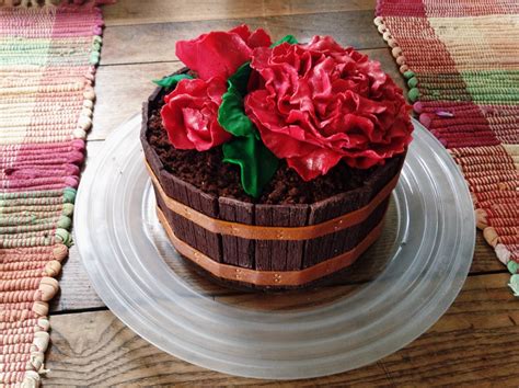 Flowerpot Cake Wishley Creations