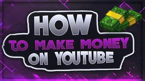 HOW TO MAKE MONEY ON YOUTUBE! - YouTube