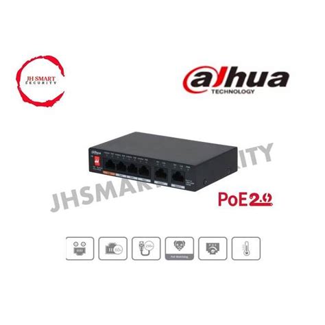 Dahua Pfs Gt Port Unmanaged Desktop Switch With Port Poe