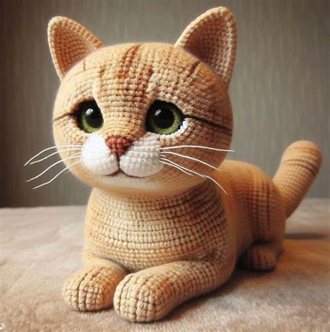 Gato Crochet Gatito Crochet Amigurumi Gato Gato Crochet Crafts