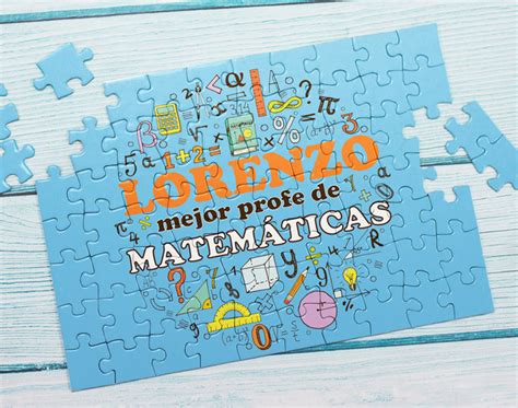 Puzzle Mejor profe de Matemáticas