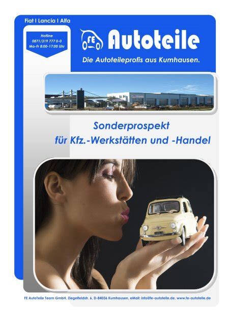 Sonderprospekt F R Kfz Werkst Tten Und Handel