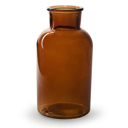 Countryfield Vaas Bruin Glas Apotheker Fles D X H Cm