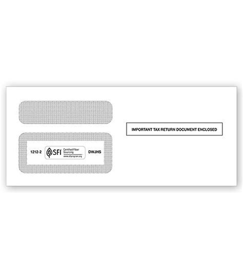 Double Window Envelope Self Seal Abc Check Printing