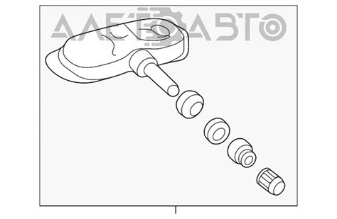 Датчик давления колеса Toyota Sequoia 08 16 новый OEM оригинал