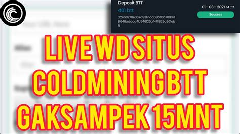 SITUS MINING BTT DAN TRX LEGID LIVE WD KE INDODAX YouTube