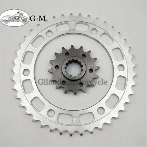 41T 16T 525 Motorcycle Front Rear Chian Sprocket For Honda CBR600 RR