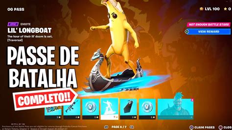 Passe De Batalha Completo Nova Temporada Fortnite Youtube