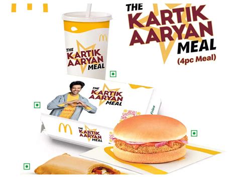 Mcdonalds Introduces Kartik Aaryans Favourite Order “the Kartik