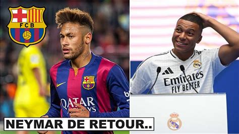 NEYMAR DE RETOUR AU FC BARCELONE APRES LA NON ARRIVÉ DE NICO W