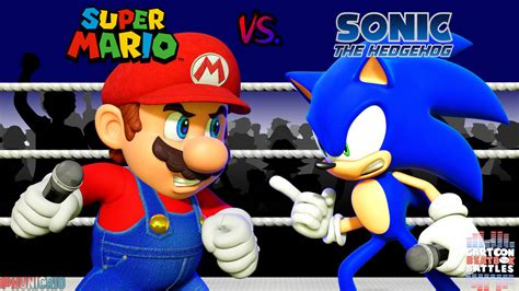 Mario Vs Sonic - Cartoon Beatbox Battle by Hunicrio on DeviantArt