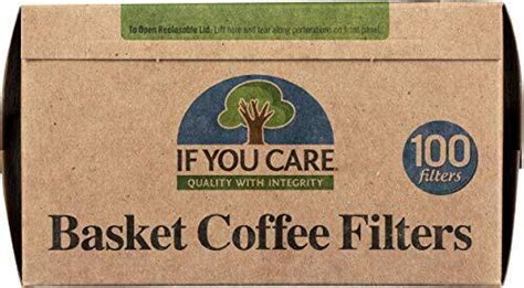 If You Care Unbleached Coffee Filters Basket Inch Ct Ebay