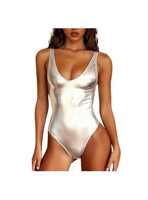 Metallic One Piece Swimsuit