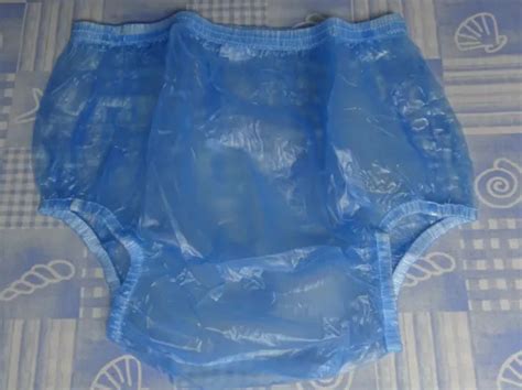 Pvc Adult Gummihose Windelhose Monatshose Plastic Pants Gr L Neu