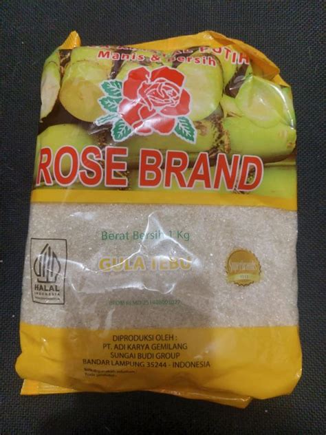 J T Gula Pasir Rosebrand Kuning 1kg Lazada Indonesia