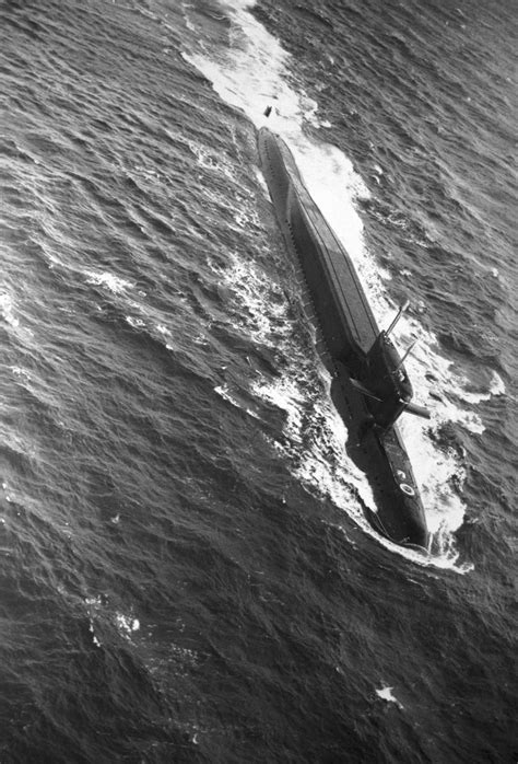 An Elevated Starboard Bow View Of A Soviet Delta Iii Class Nuclear Powered Ballistic Missile