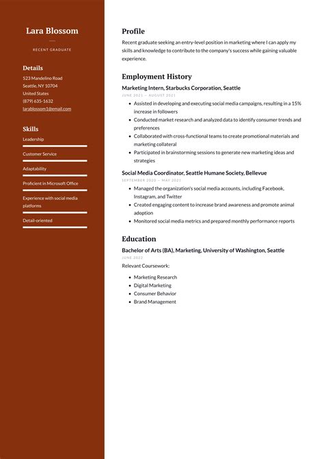 One Year Experience Resume Examples And Templates 2025 ·